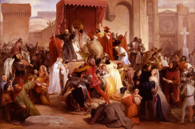 Pope Urban II at Clermont, painting (1835)
