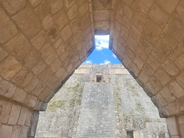 Pyramid of the Magician, Uxmal, photo
