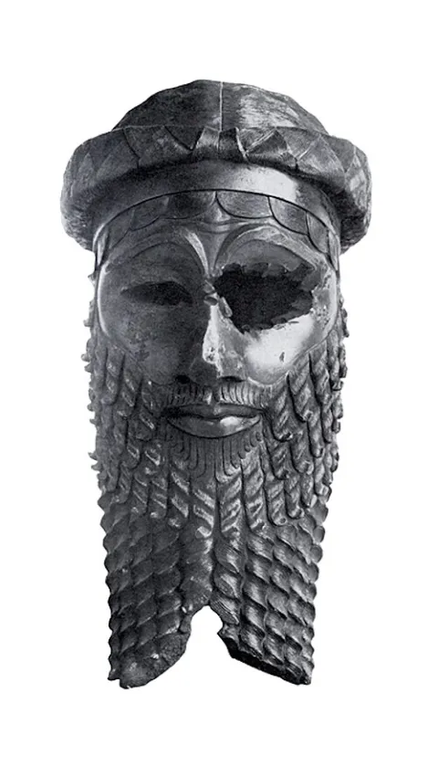 Bronze head of an Akkadian king, from Nineveh