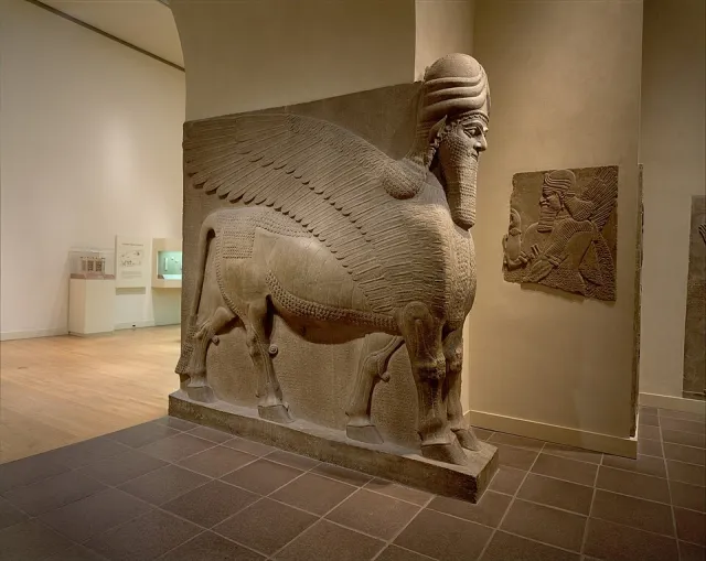 Lamassu (winged bull) from Nimrud