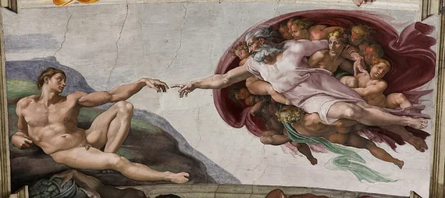 Creation of Adam, Sistine Chapel ceiling fresco